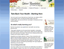 Tablet Screenshot of growyouthful.com